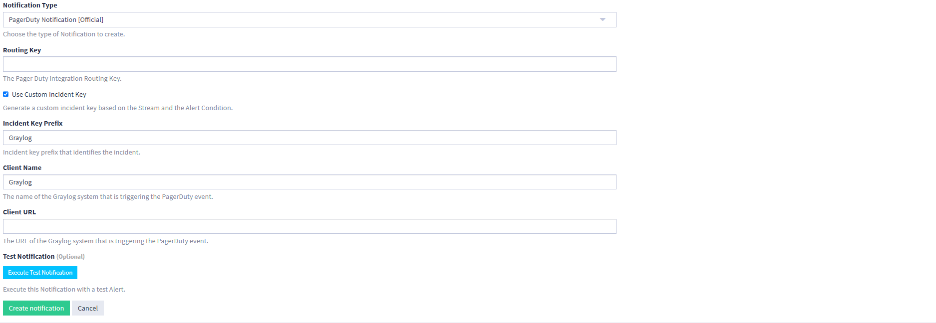 GraylogPagerDutyによる通知