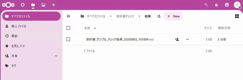 Nextcloudイメージ