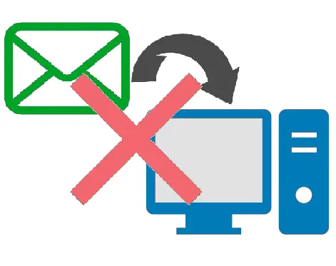 メールデータのエクスポート禁止イメージ
