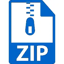 ZIPファイルにまとめてダウンロードイメージ